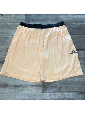 Adidas Athletic Mid Rise Loose Running Shorts Light Tangerine NWT Men’s Size XL